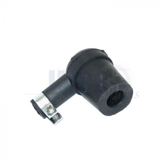 Sparkplug cap Silicone Black