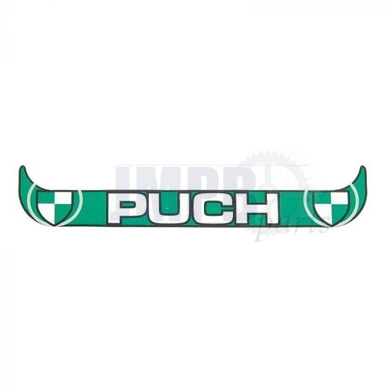 Sticker License plate holder  Wide Puch Green