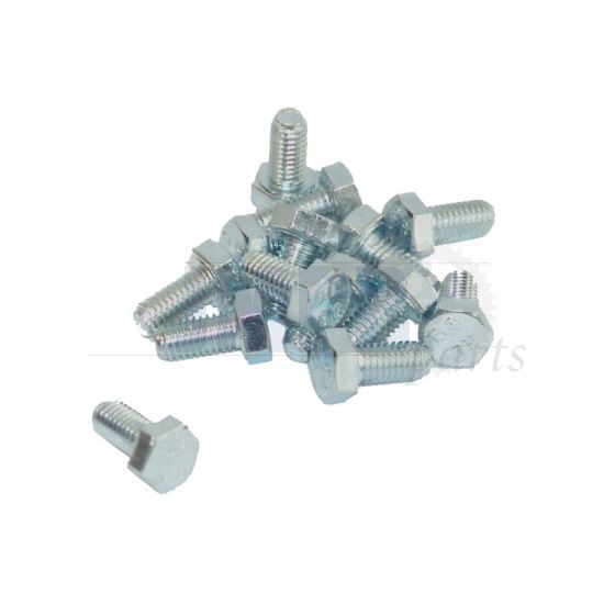 Hex bolt M6X10 Galvanized Din 933