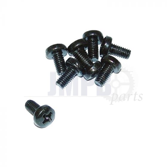 Cylinder screw Black M4X8 Din 7985H