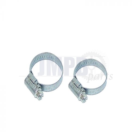 Set Hose clamps Zundapp 17MM Inlet rubber