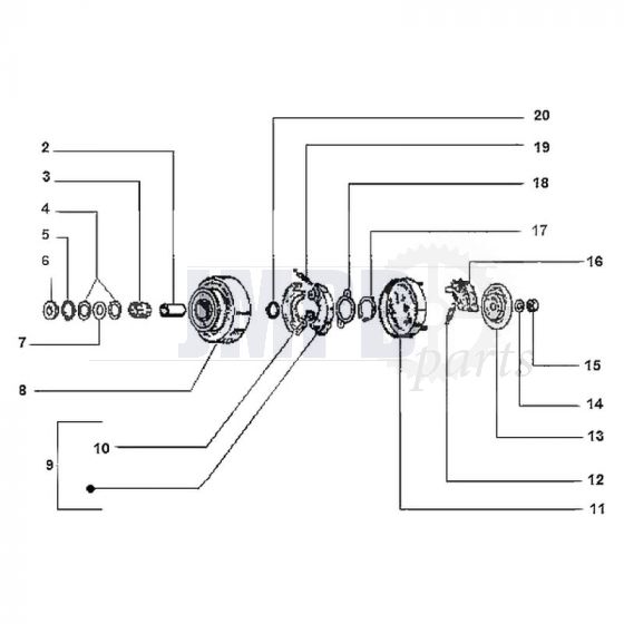 Clutch Gilera Citta