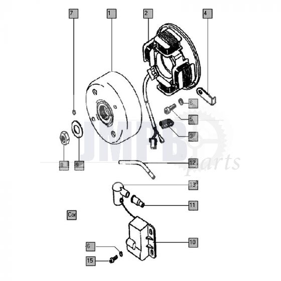 Ignition Without Pick-Up Tomos Standard