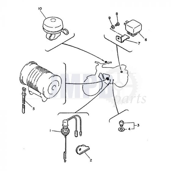 Electric Parts 2 Yamaha FS1 2RU