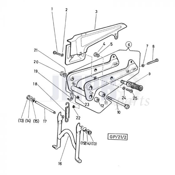 Swingarm Puch Monza