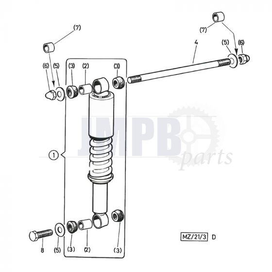 Shock Absorber Puch Monza