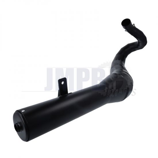 Exhaust Honda MB8 Glass wool damped Black 36MM