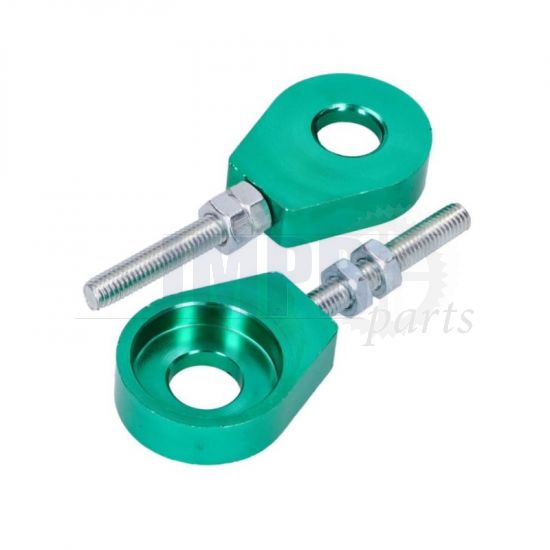 Chain tensioner Set M6 Green 12MM