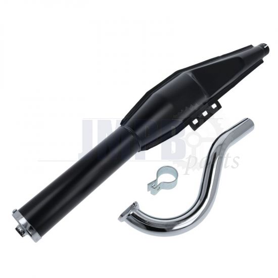 Exhaust Puch Maxi Fuego Cross Black 28MM