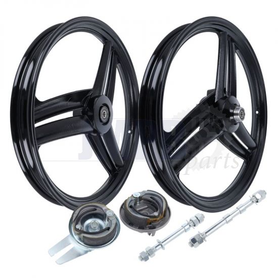 17 Inch Rim Set Black Model as Grimeca 