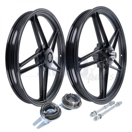 17 Inch Rim Set Black Model as Bernardi