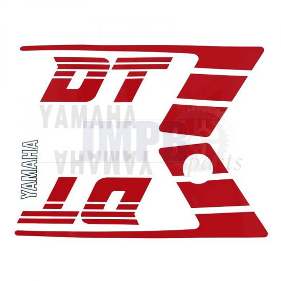 Stickerset Yamaha DT50MX Red/White