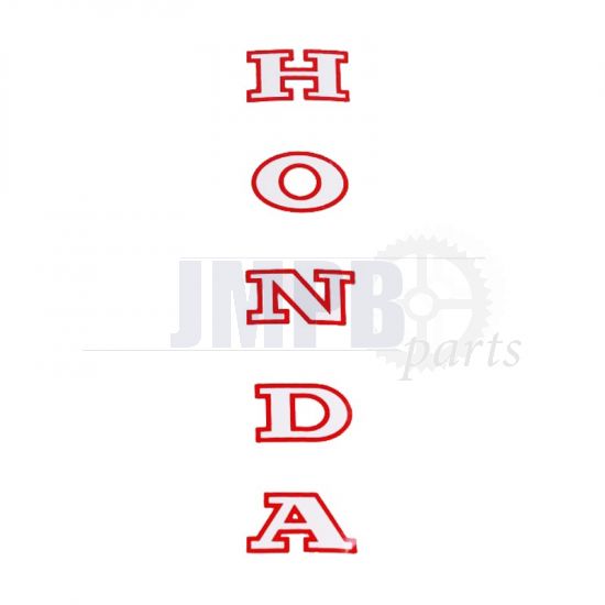 Sticker Front fork Honda Red/White