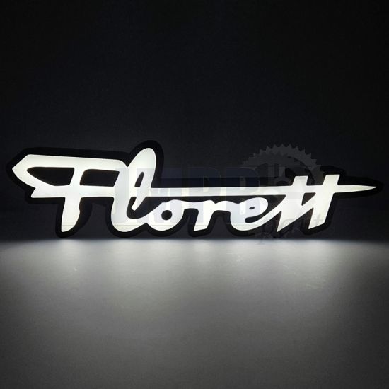 Lamp Kreidler Florett Logo LED Black/White