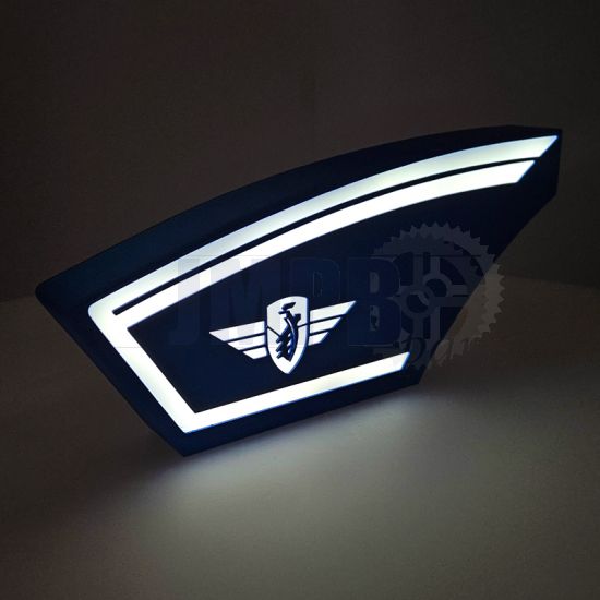 Lamp Zundapp 517 Side Panel LED Blue/White