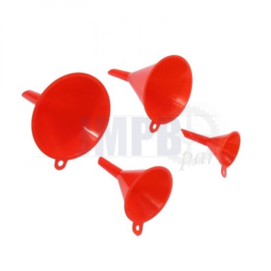 Funnel set Orange 4 Pieces