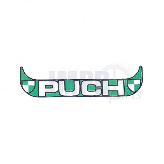 Sticker License plate holder Small Puch White