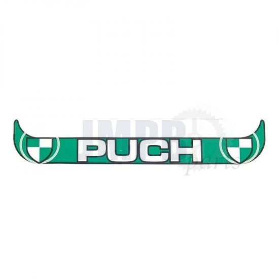 Sticker License plate holder  Wide Puch Green