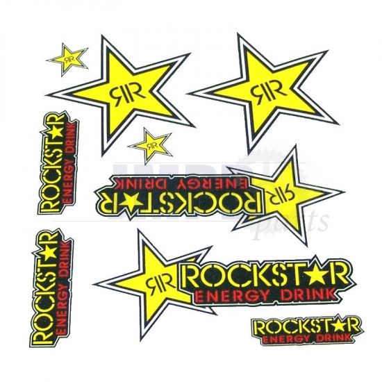 Stickerset Rockstar Energy Big