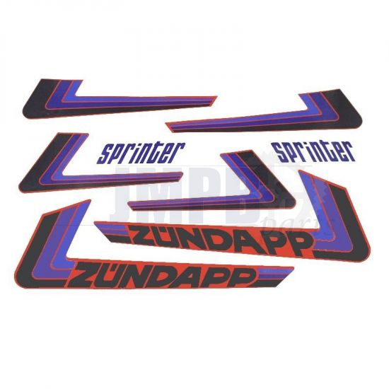 Stickerset Zundapp Sprinter