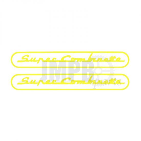 Sticker Zundapp Super Combinette 2 Pieces