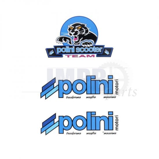 Stickerset Polini Team 3-Parts