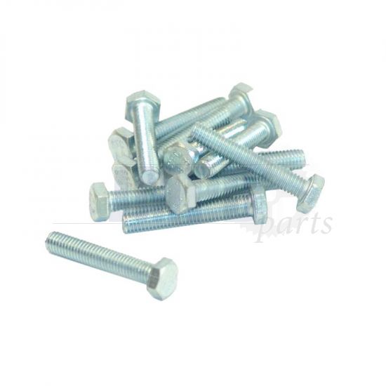 Hex bolt M6X30 Galvanized Din 933