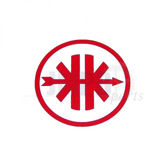 Transfer KK Logo Kreidler - Red - 45MM