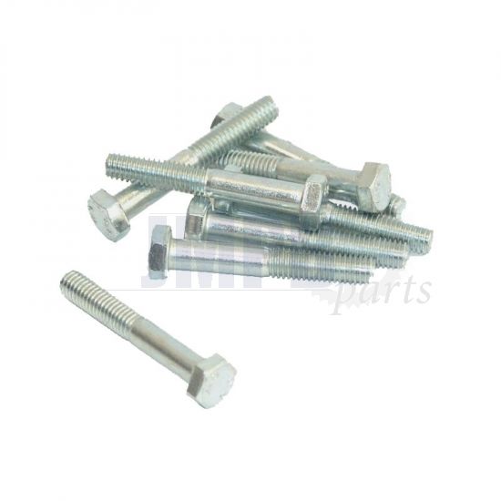 Hex bolt M6X40 Galvanized Din 931