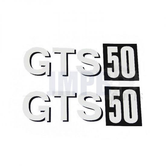 Stickerset Zundapp GTS50 Black Surface