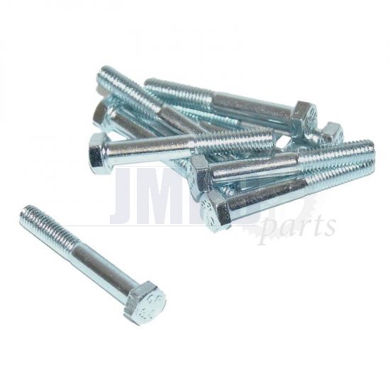 Hex bolt M5X35 Galvanized Din 931