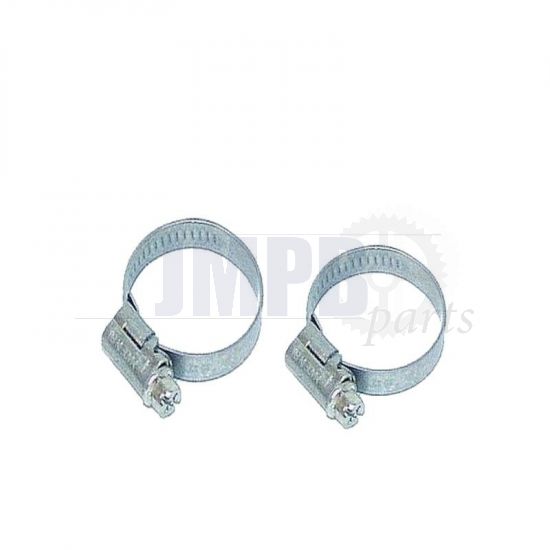 Set Hose clamps Zundapp 17MM Inlet rubber