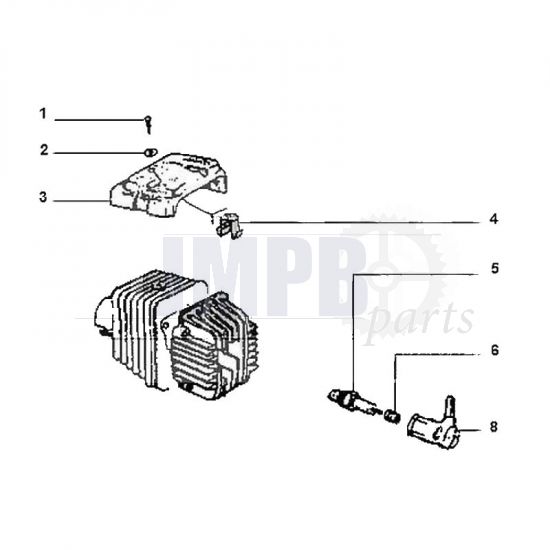 Sparkplug & Cap Vespa Ciao