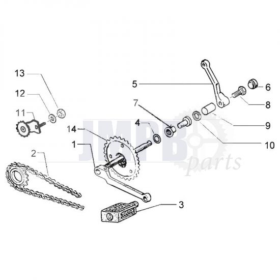 Crank Vespa Ciao