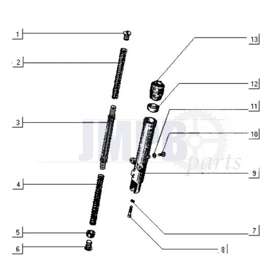 Outer legs Gilera Citta