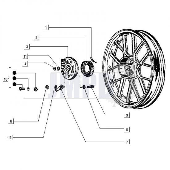 Front brake Gilera Citta