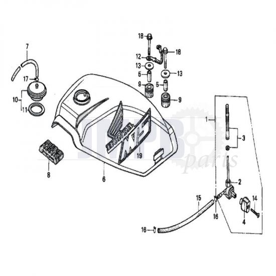 Tank Honda MT50