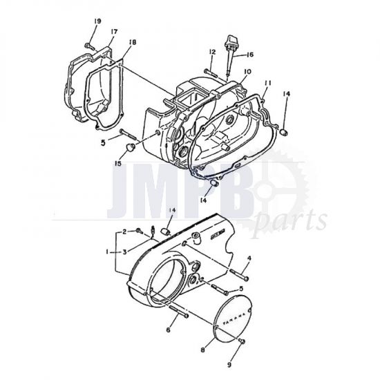 Crankcase Covers Yamaha FS1 2RU