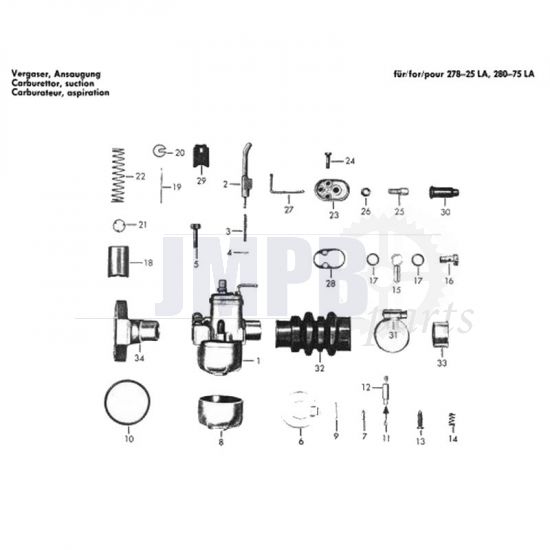 Carburetor Zundapp 517